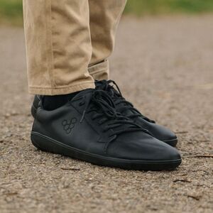 Vivo Barefoot Black Lace Up Sports Shoes Sneakers  Mens EU 49 US 15